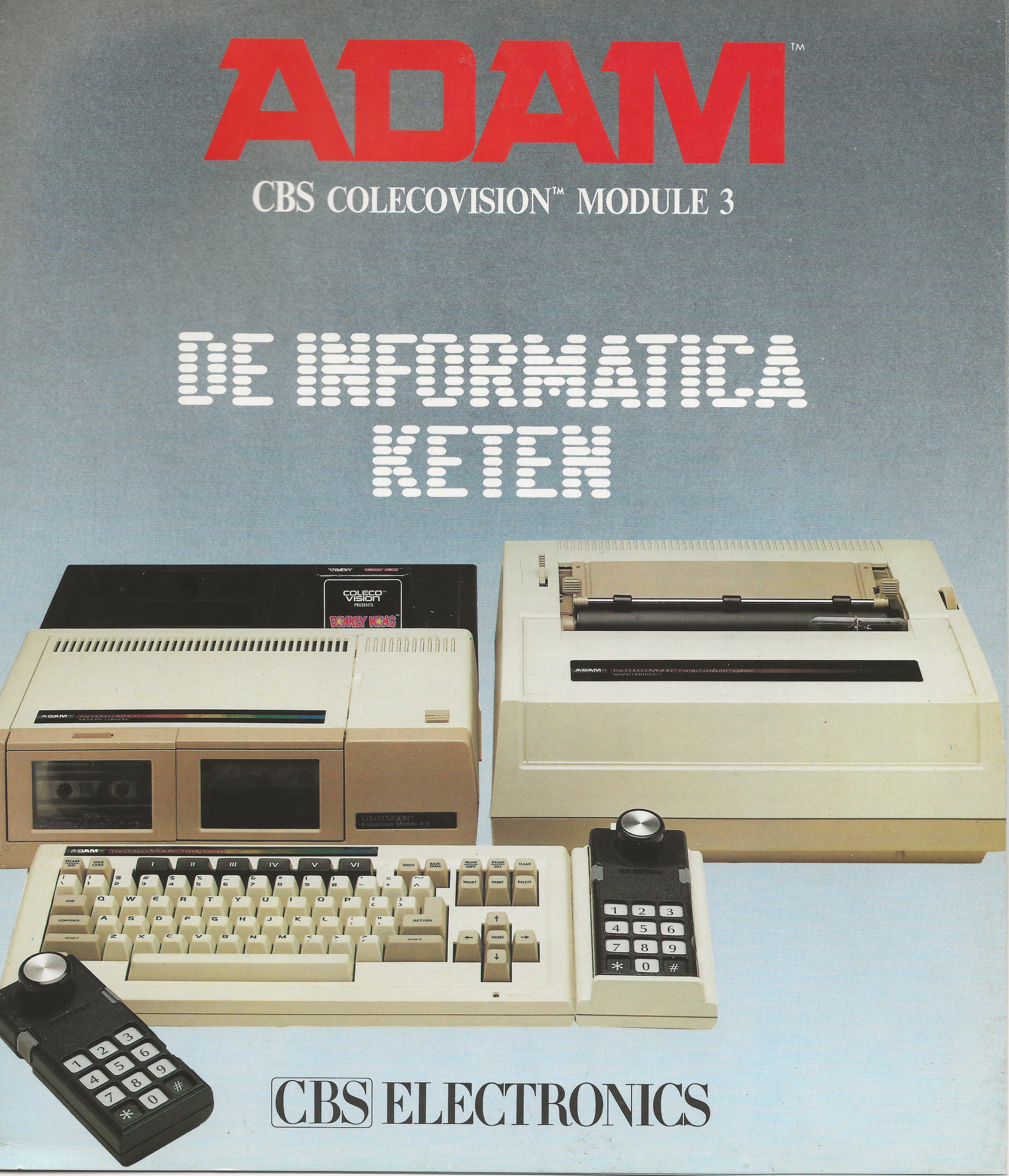 CBS ADAM French Catalog - French market computer brochure